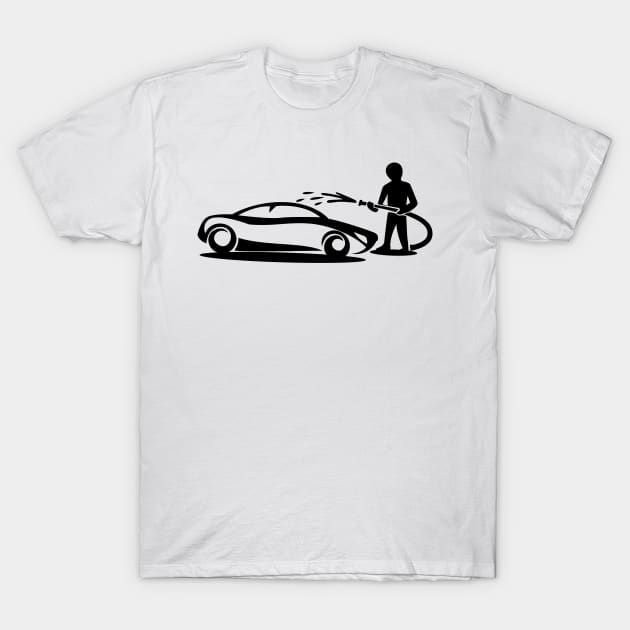 Car Wash T-Shirt by Whatastory